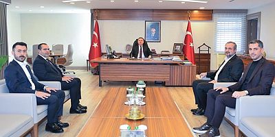 MÜSİAD Adana Şube Başkanlığına seçilen Ömer Tekdemir'den Vali Elban'a ziyaret